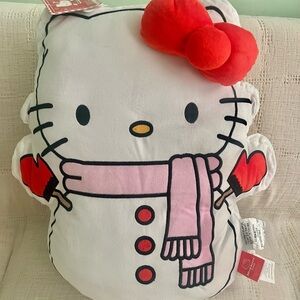 Sanrio Hello Kitty Pillow with Red and Pink Accents